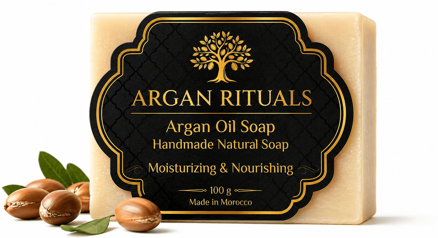 Natural Moroccan Argan Soap for Face & Body – Argan Rituals - Argan Rituals