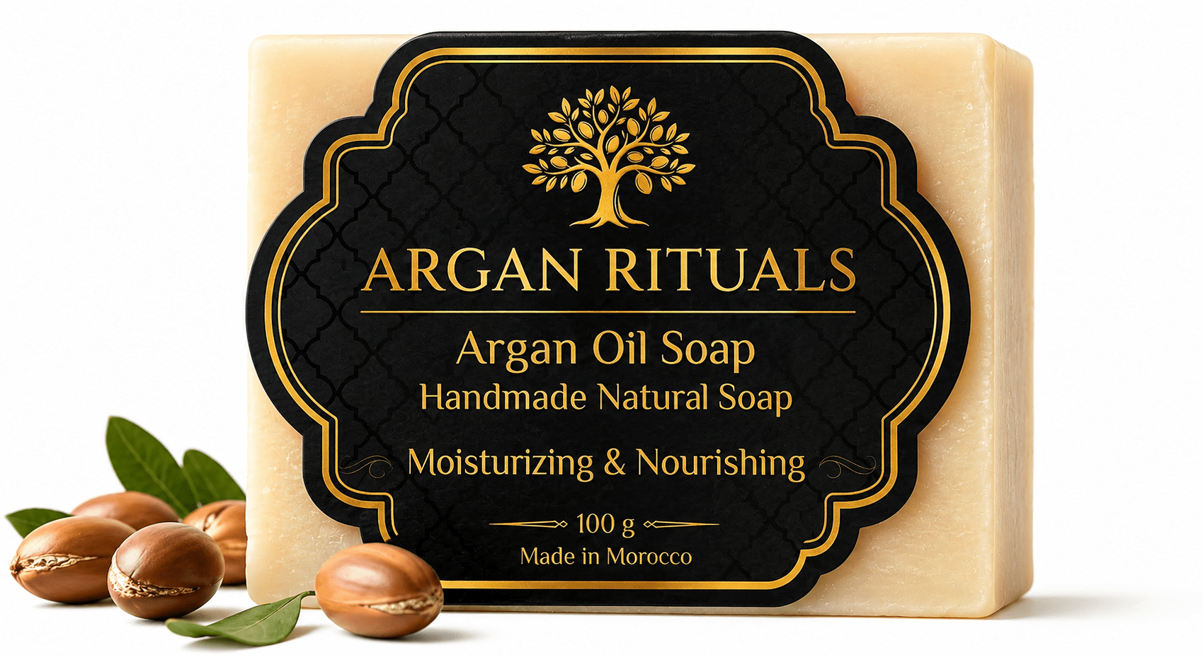 Natural Moroccan Argan Soap for Face & Body – Argan Rituals - Argan Rituals